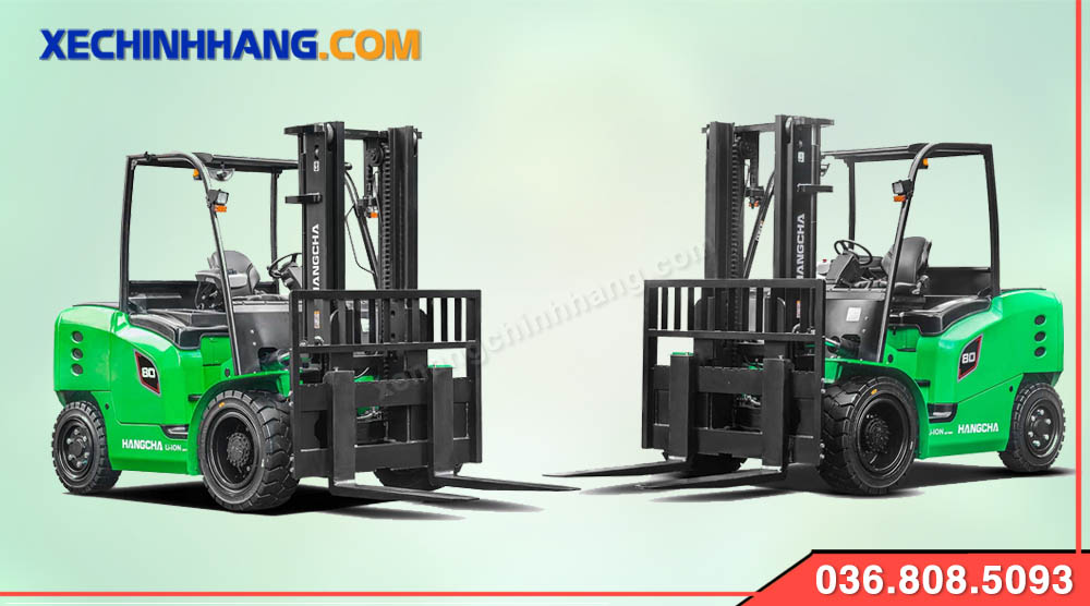 Ảnh thực tế xe nâng điện 8 tấn