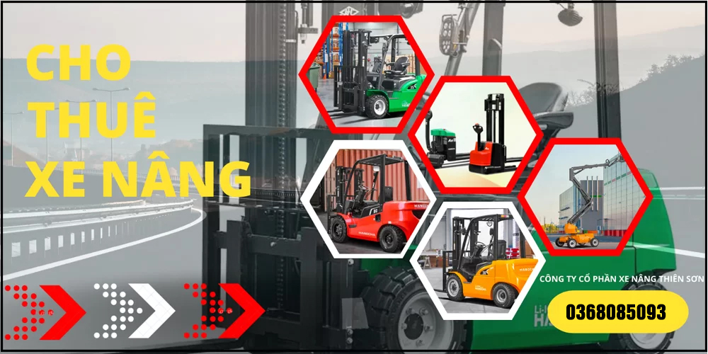 Cho thuê xe nâng các loại