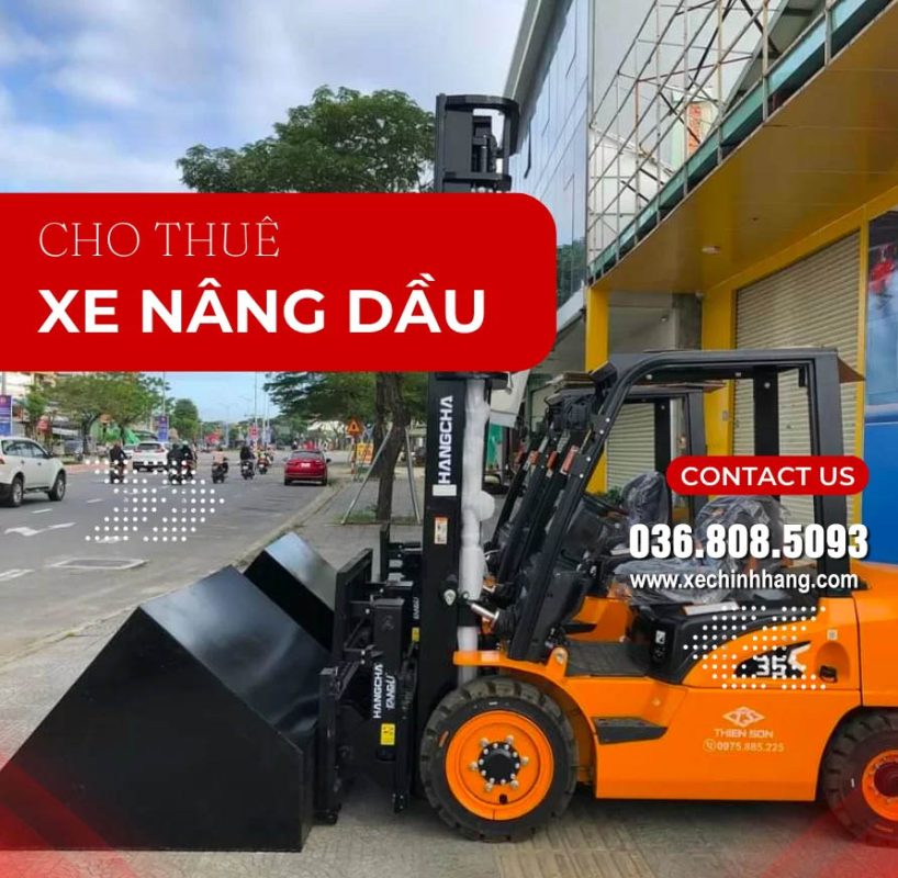 Cho thuê xe nâng dầu
