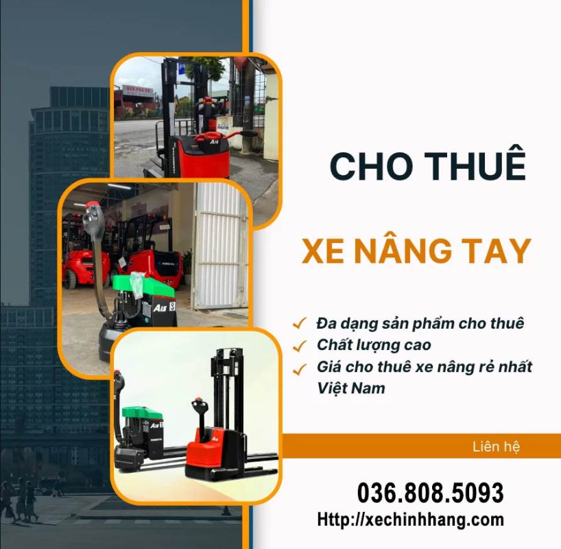 Cho thuê xe nâng tay