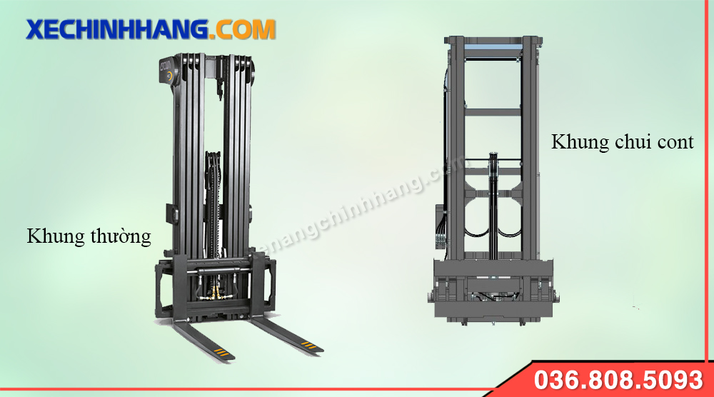 Khung xe nang cac loai