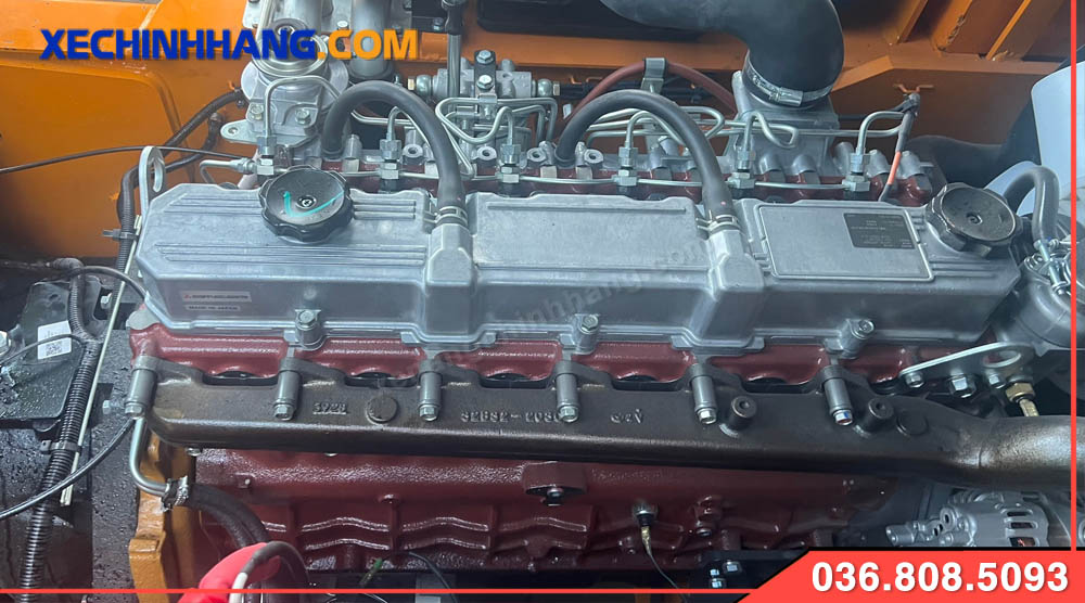 Xe nâng dầu 5 tấn Hangcha trang bị động cơ Misubishi