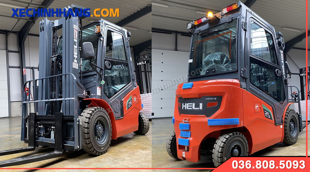 Xe nâng điện Heli 2.5 tấn