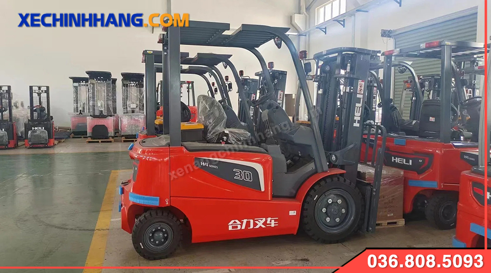Xe nâng điện Heli 3 tấn