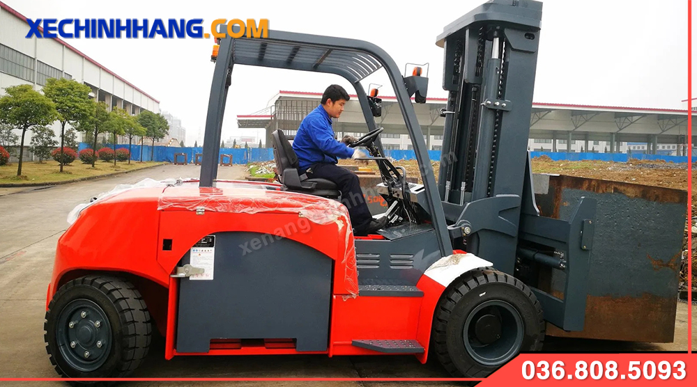 Xe nâng Heli 10 tấn có nhiều ưu điểm