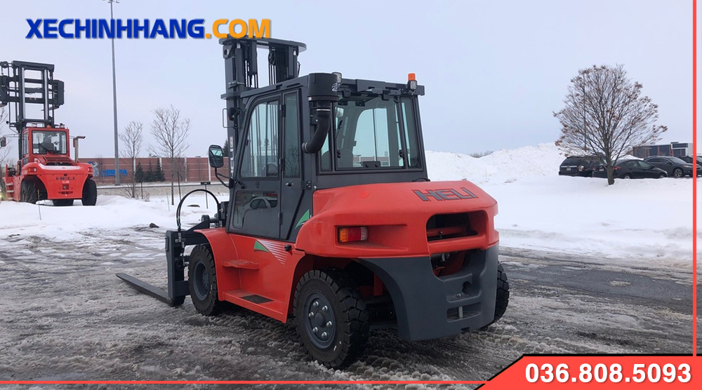 Xe nâng Heli 7 tấn chạy dầu có khả năng tản nhiệt hiệu quả
