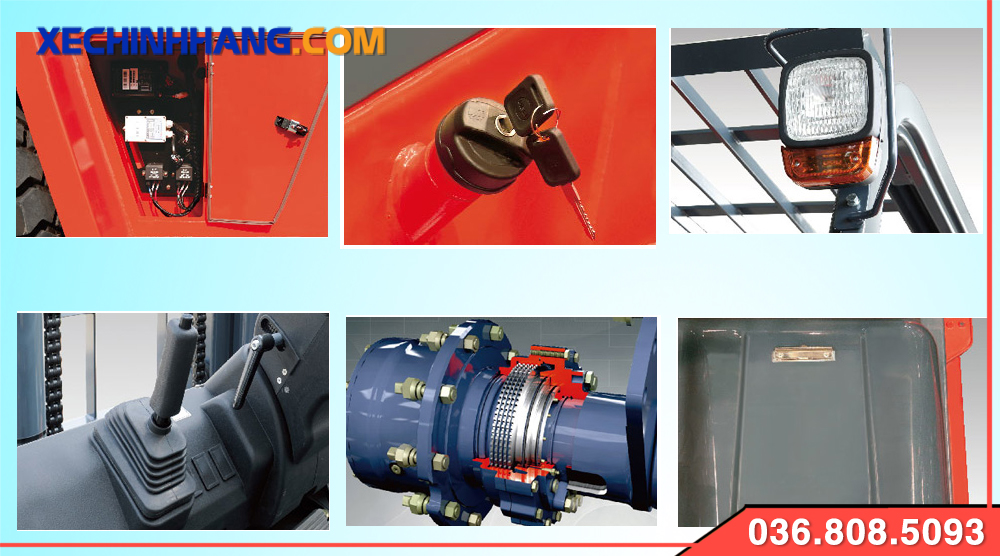 Xe nâng Heli 7 tấn chạy dầu có nhiều ưu điểm