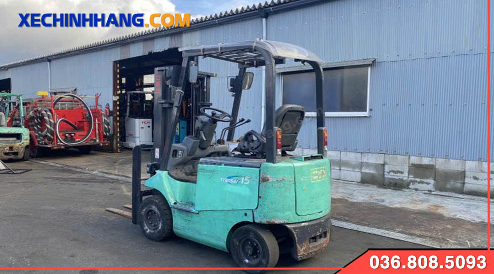 Xe nâng điện Nichiyu 1.5 tấn cũ đời 2012
